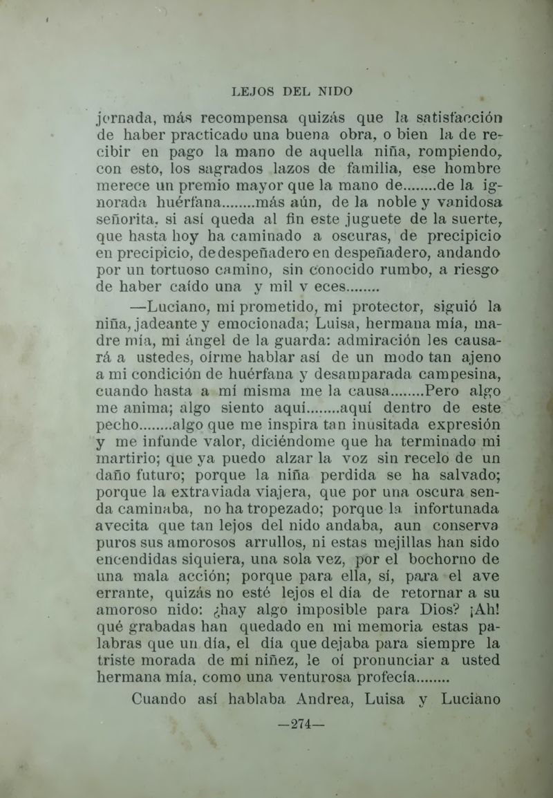 Pagina 276 de Lejos del nido