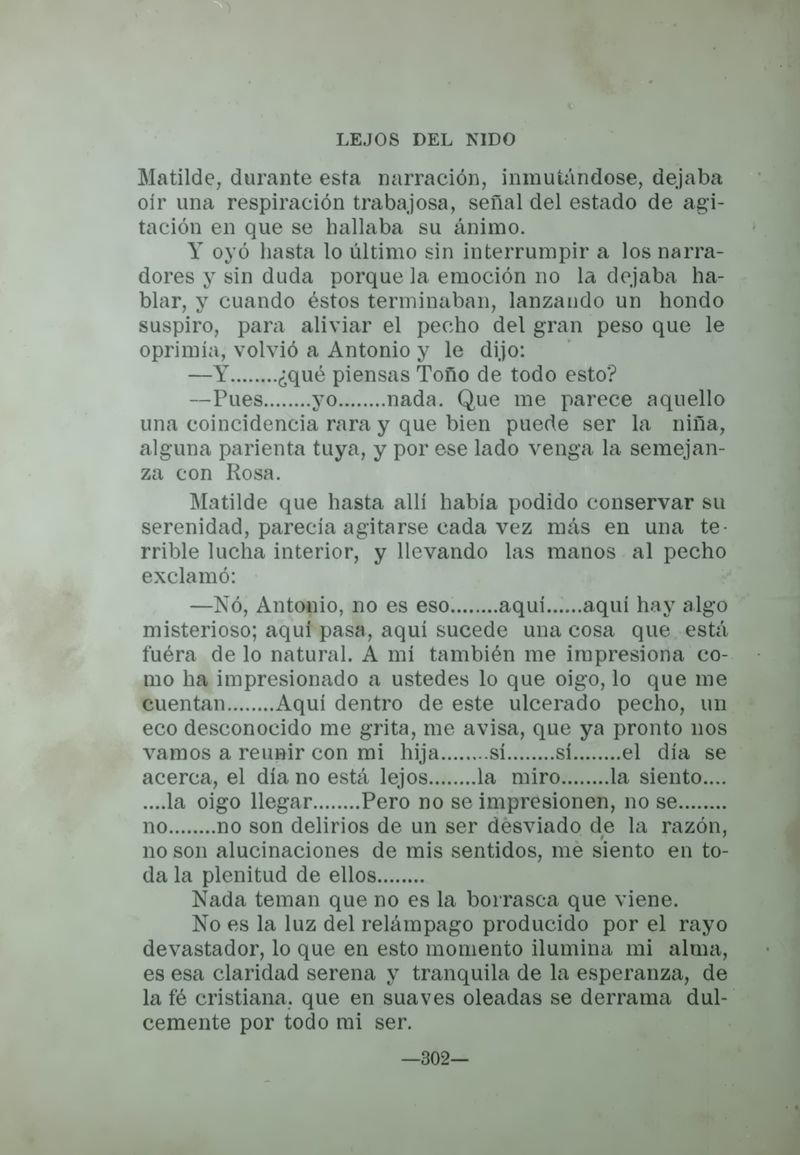 Pagina 304 de Lejos del nido