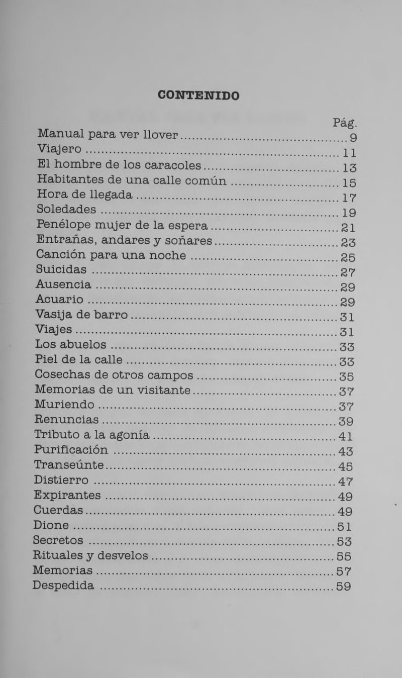 Pagina 9 de Manual para ver llover