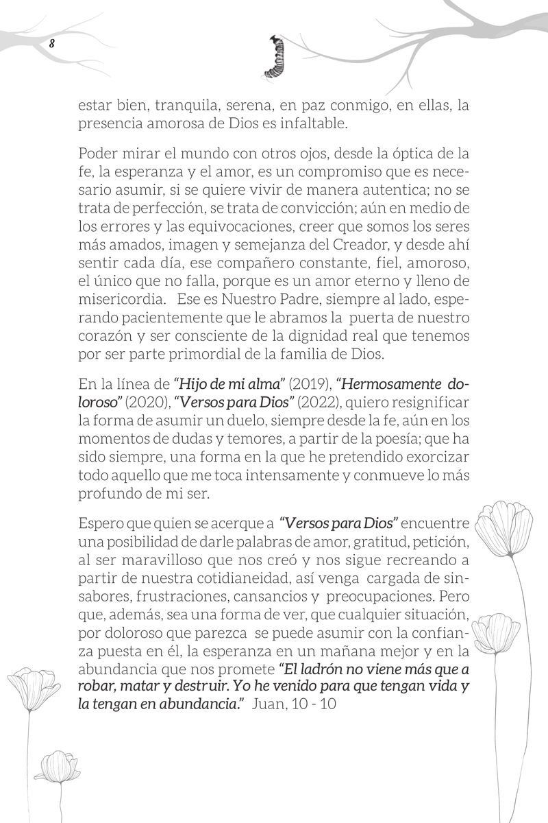 Pagina 8 de Versos para Dios