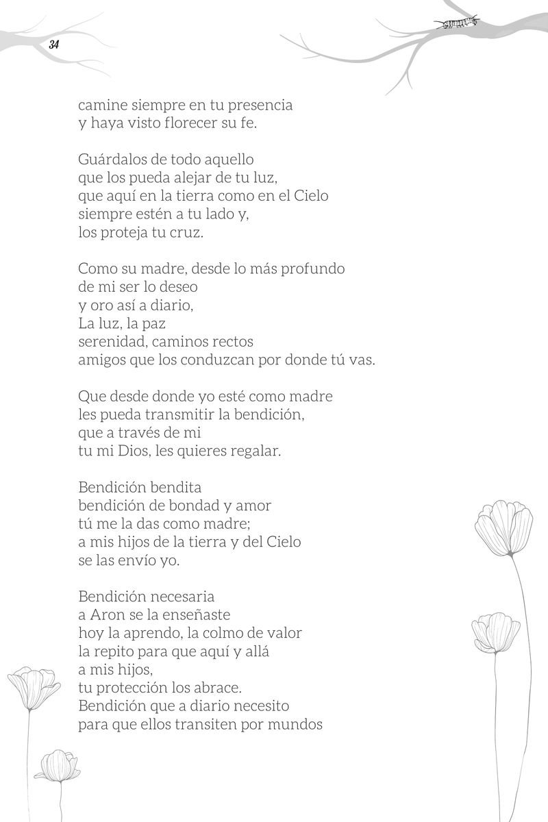 Pagina 34 de Versos para Dios