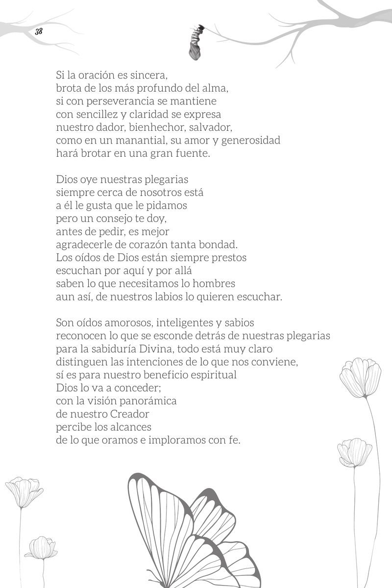 Pagina 38 de Versos para Dios