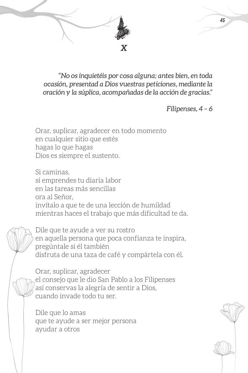 Pagina 45 de Versos para Dios