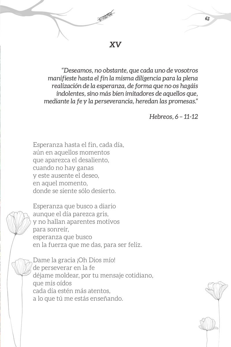Pagina 63 de Versos para Dios