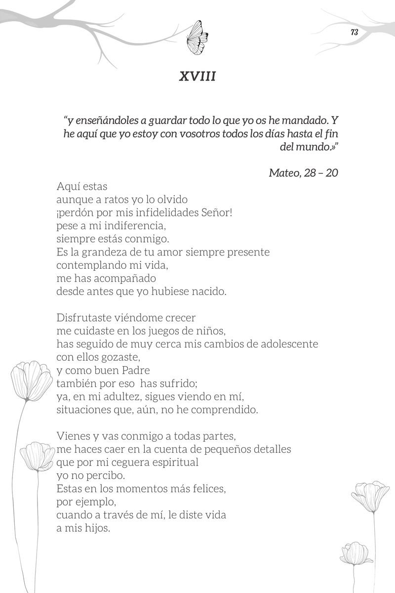 Pagina 73 de Versos para Dios