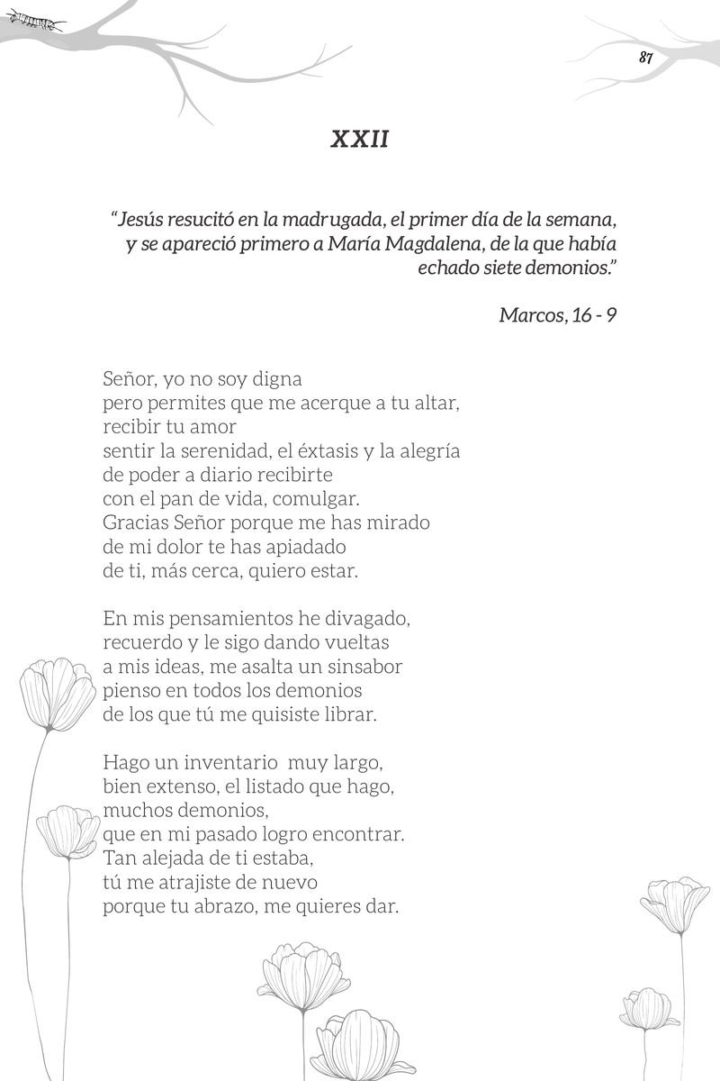 Pagina 87 de Versos para Dios