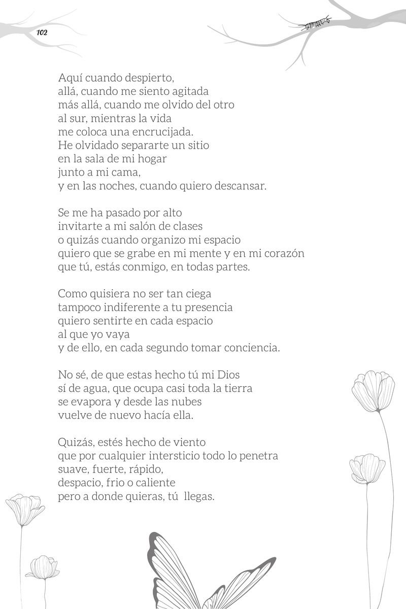 Pagina 102 de Versos para Dios