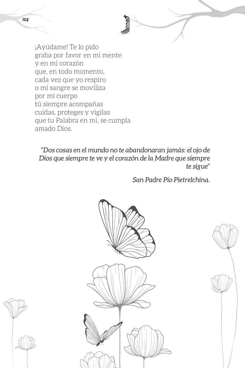 Pagina 104 de Versos para Dios