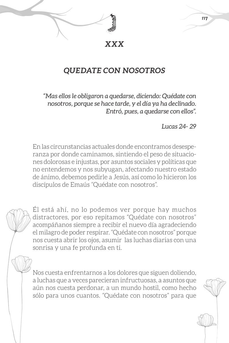 Pagina 117 de Versos para Dios