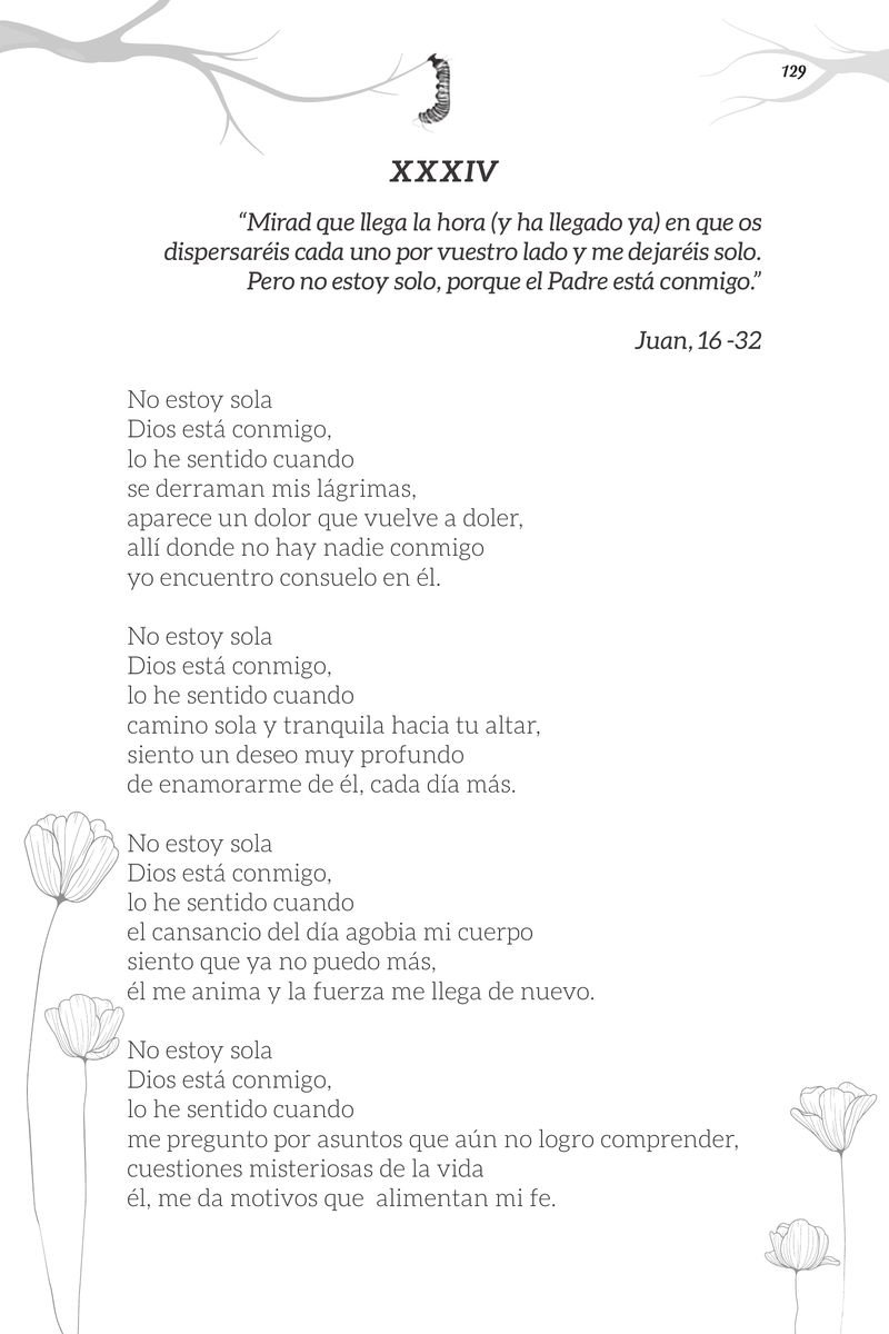 Pagina 129 de Versos para Dios